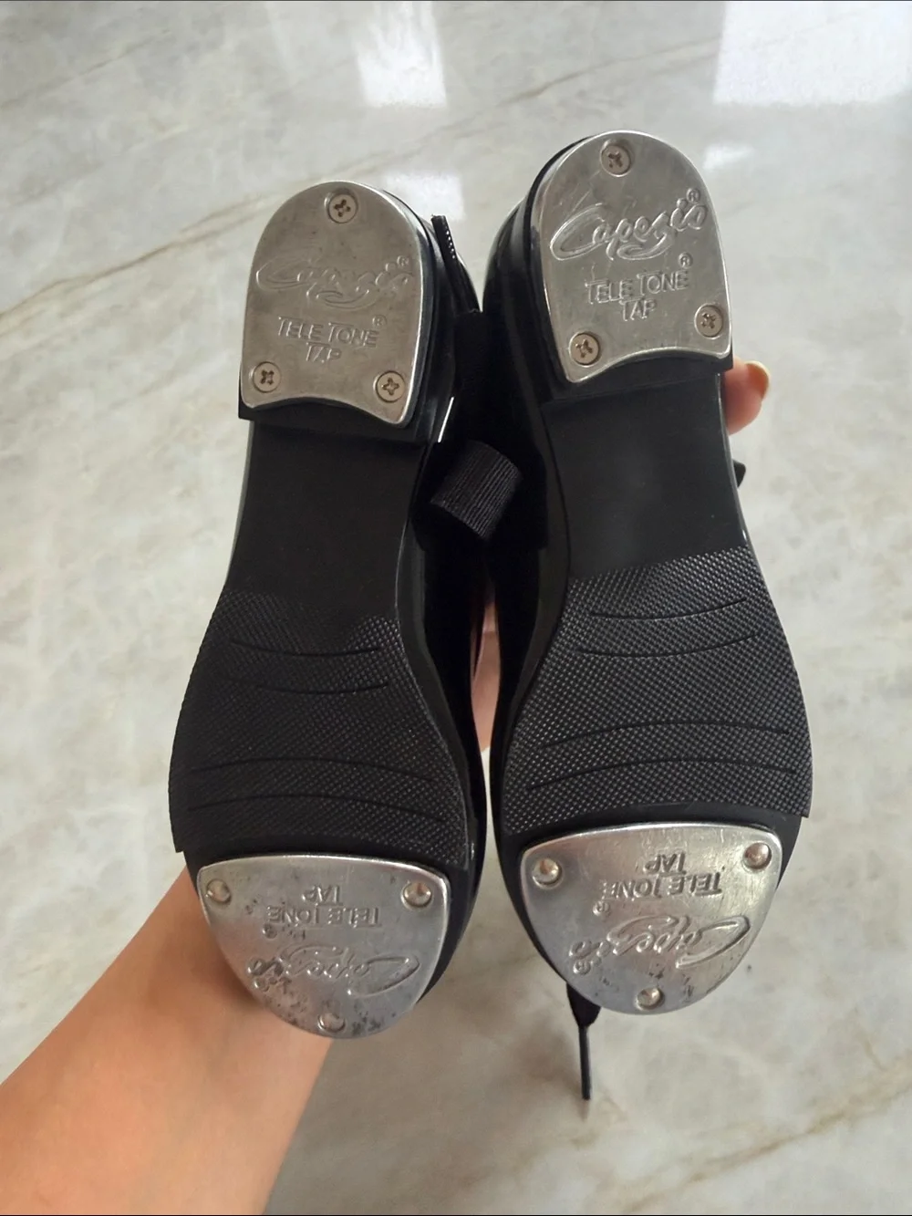 Capezio Black Tyette Tap Shoes